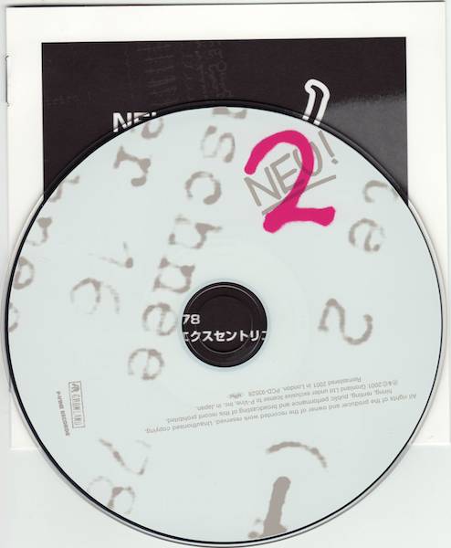 CD & Japanese booklet, Neu! - Neu! 2